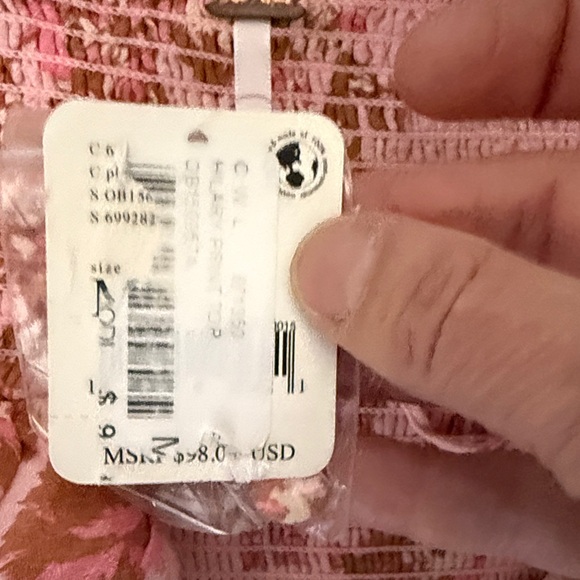 Free People Pink Floral Blouse - Picture 5 of 8